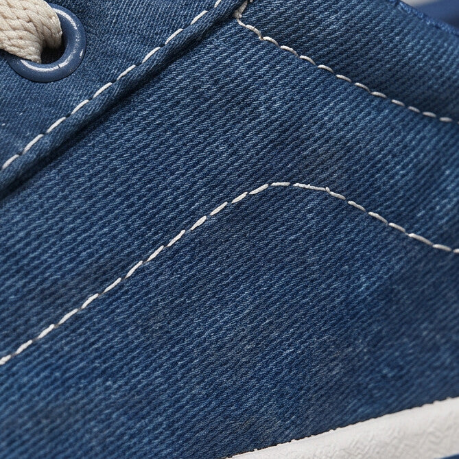 Retroglide - Canvas Court Sneaker with Graphic Sole