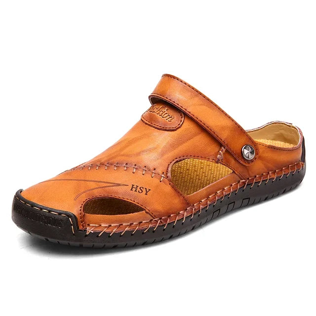 ViaMark | Orthopedic Leather Sandals