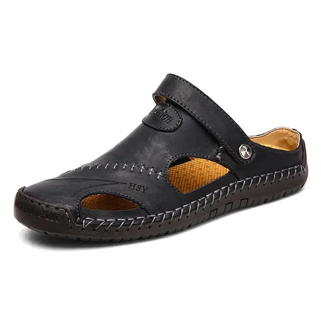 ViaMark | Orthopedic Leather Sandals